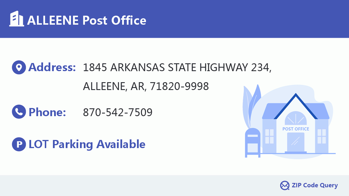 Post Office:ALLEENE