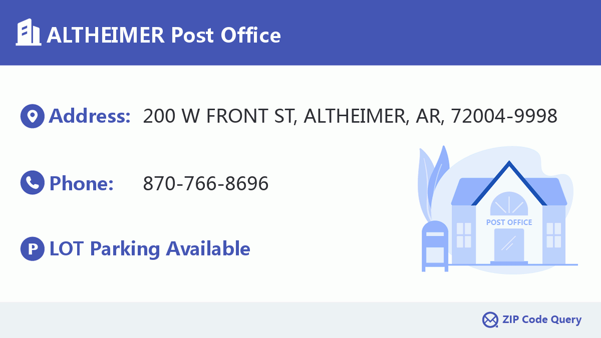 Post Office:ALTHEIMER