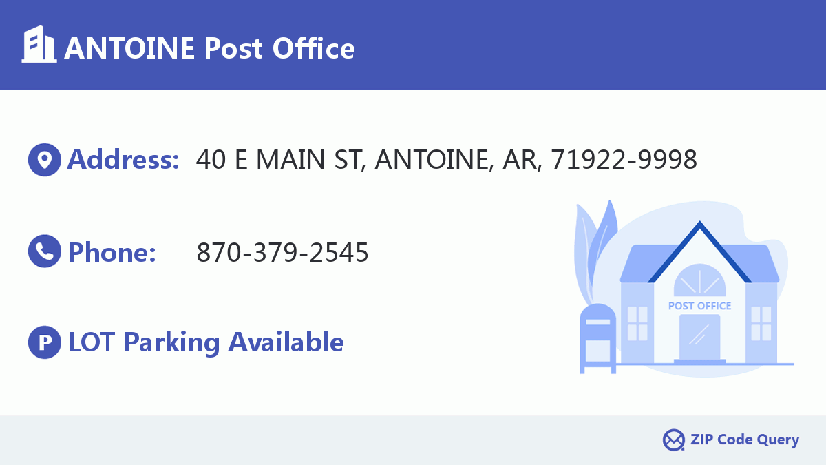 Post Office:ANTOINE