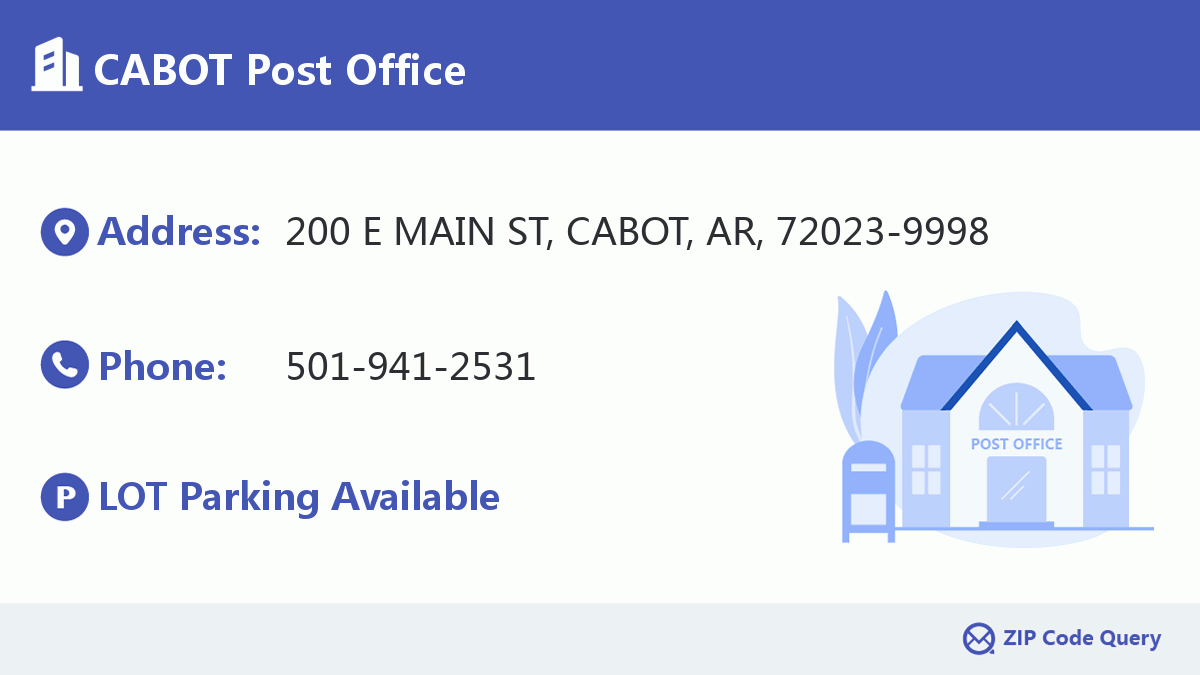 Post Office:CABOT