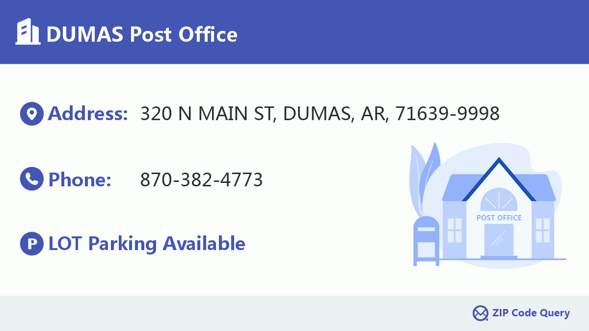 Post Office:DUMAS