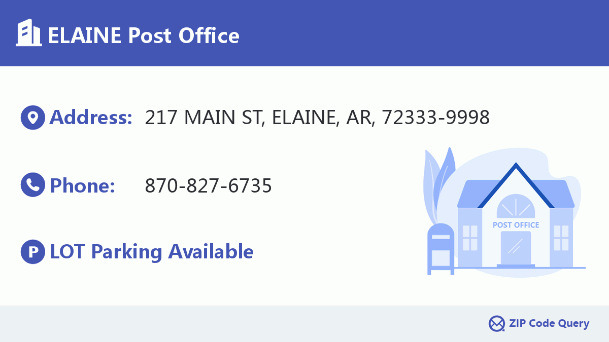 Post Office:ELAINE