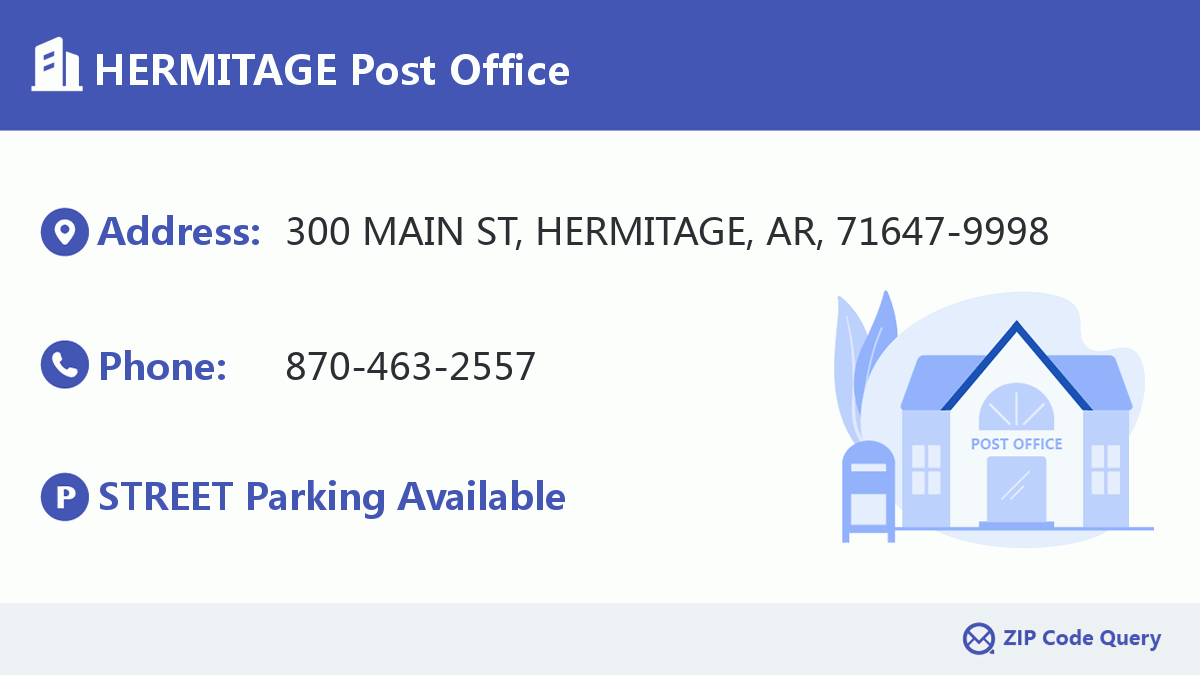 Post Office:HERMITAGE