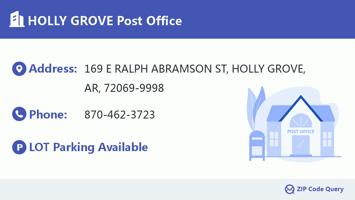 Post Office:HOLLY GROVE
