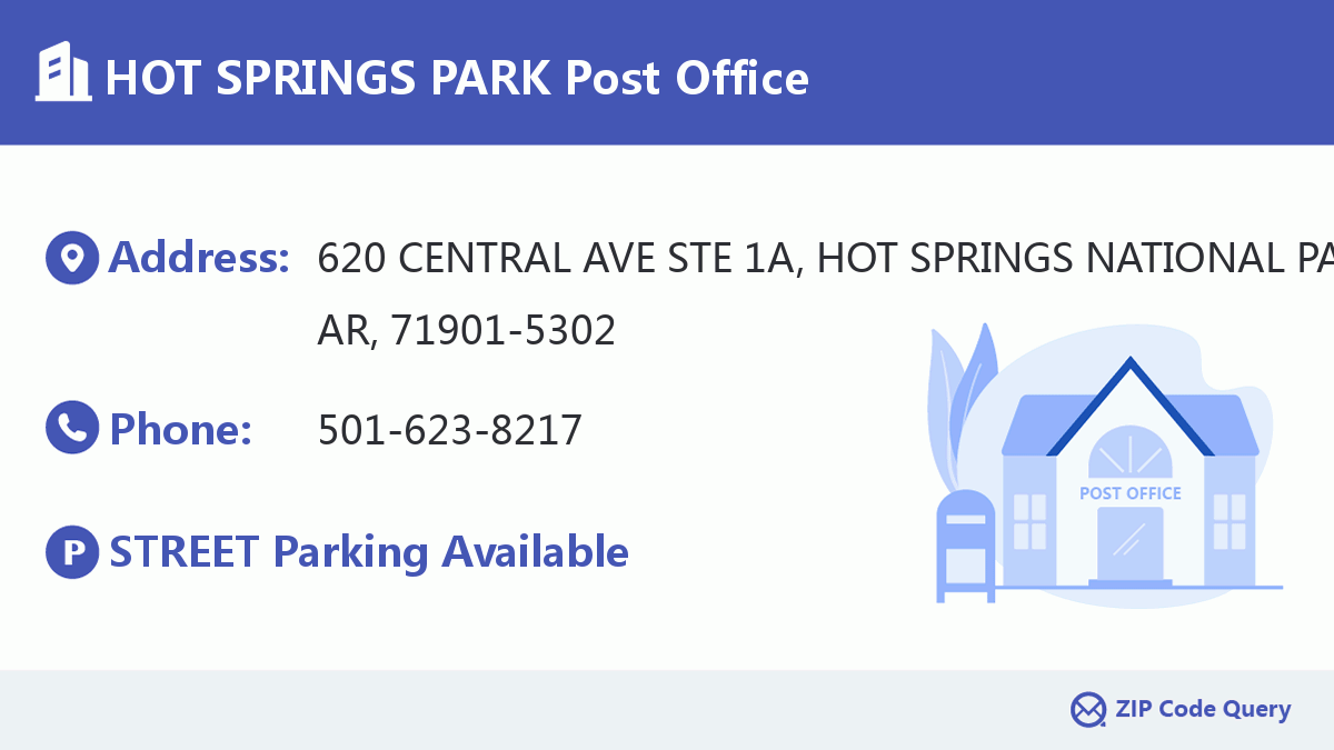 Post Office:HOT SPRINGS PARK