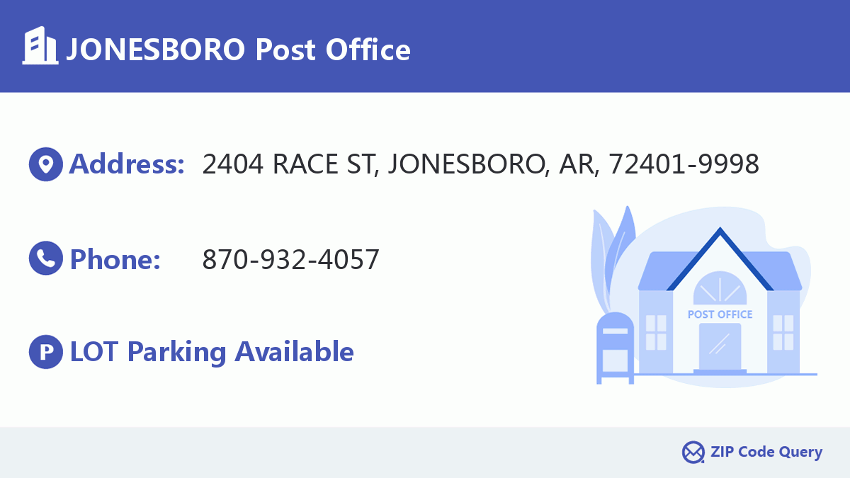 Post Office:JONESBORO