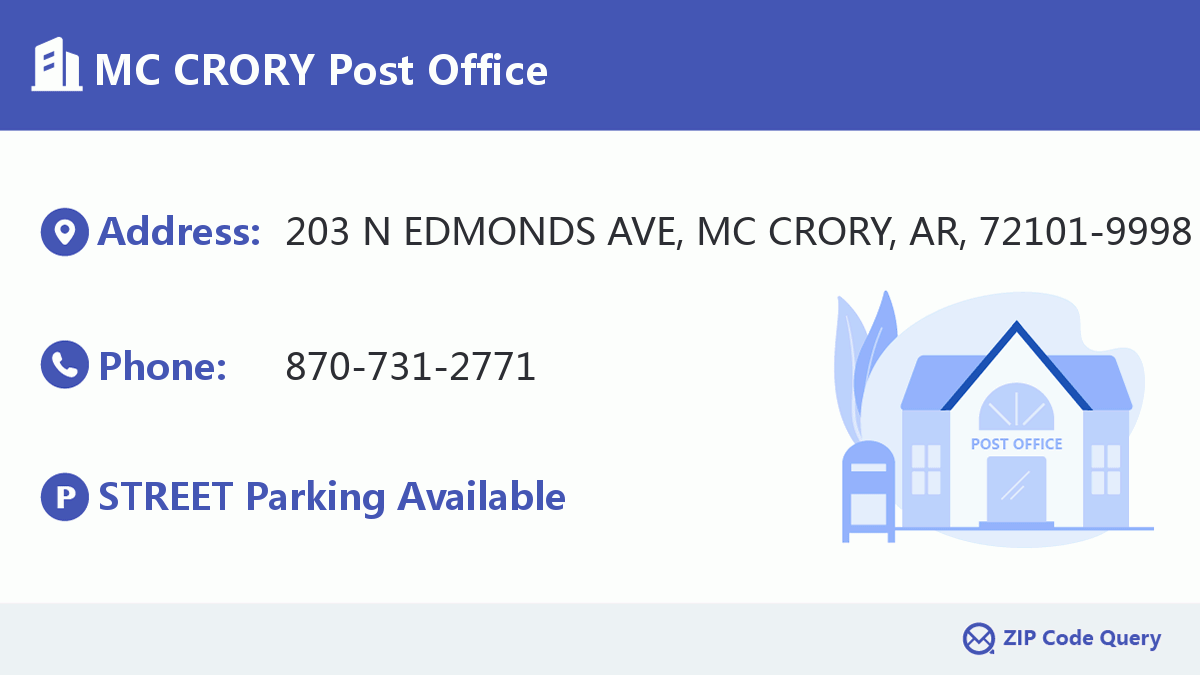 Post Office:MC CRORY