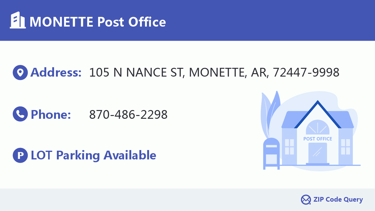 Post Office:MONETTE
