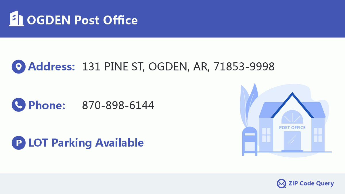 Post Office:OGDEN