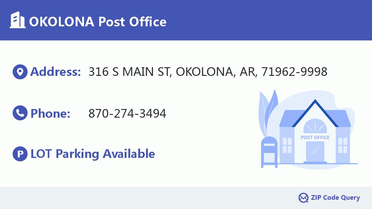 Post Office:OKOLONA