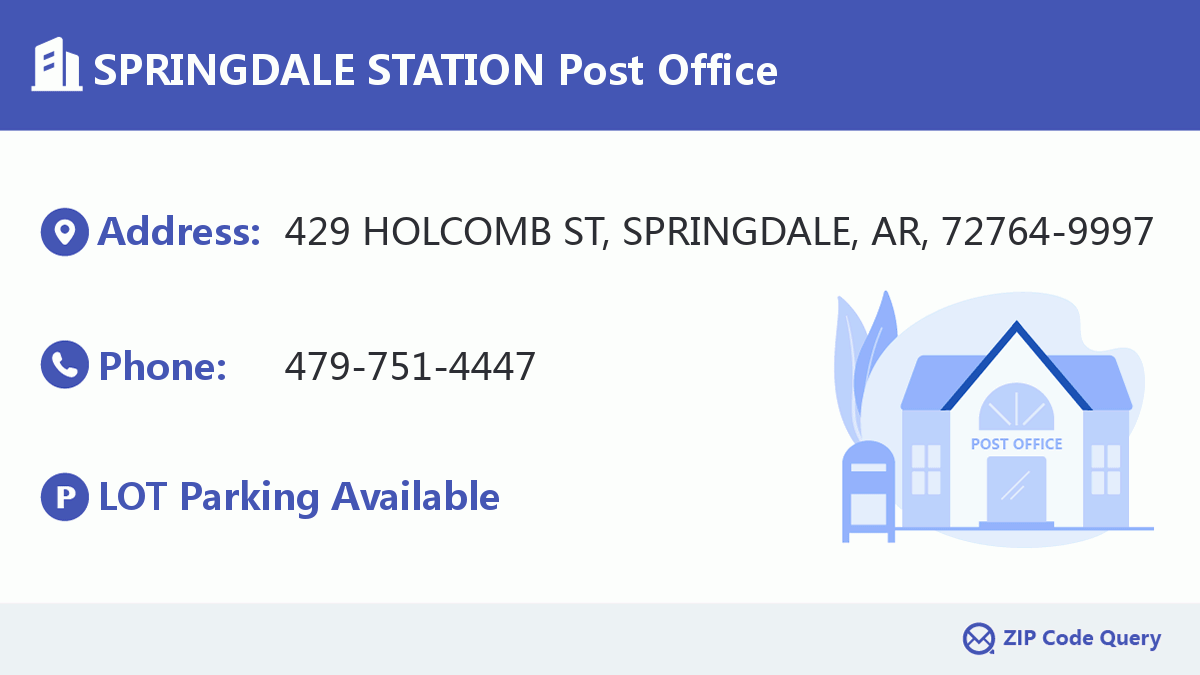 Post Office:SPRINGDALE STATION
