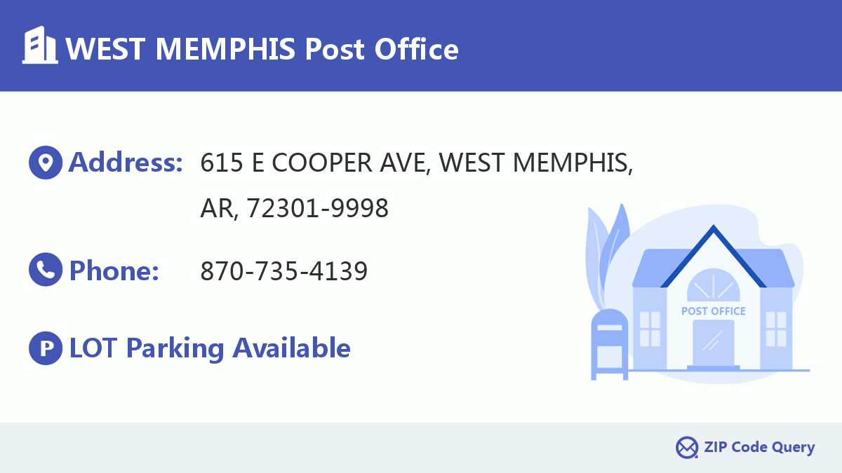 Post Office:WEST MEMPHIS
